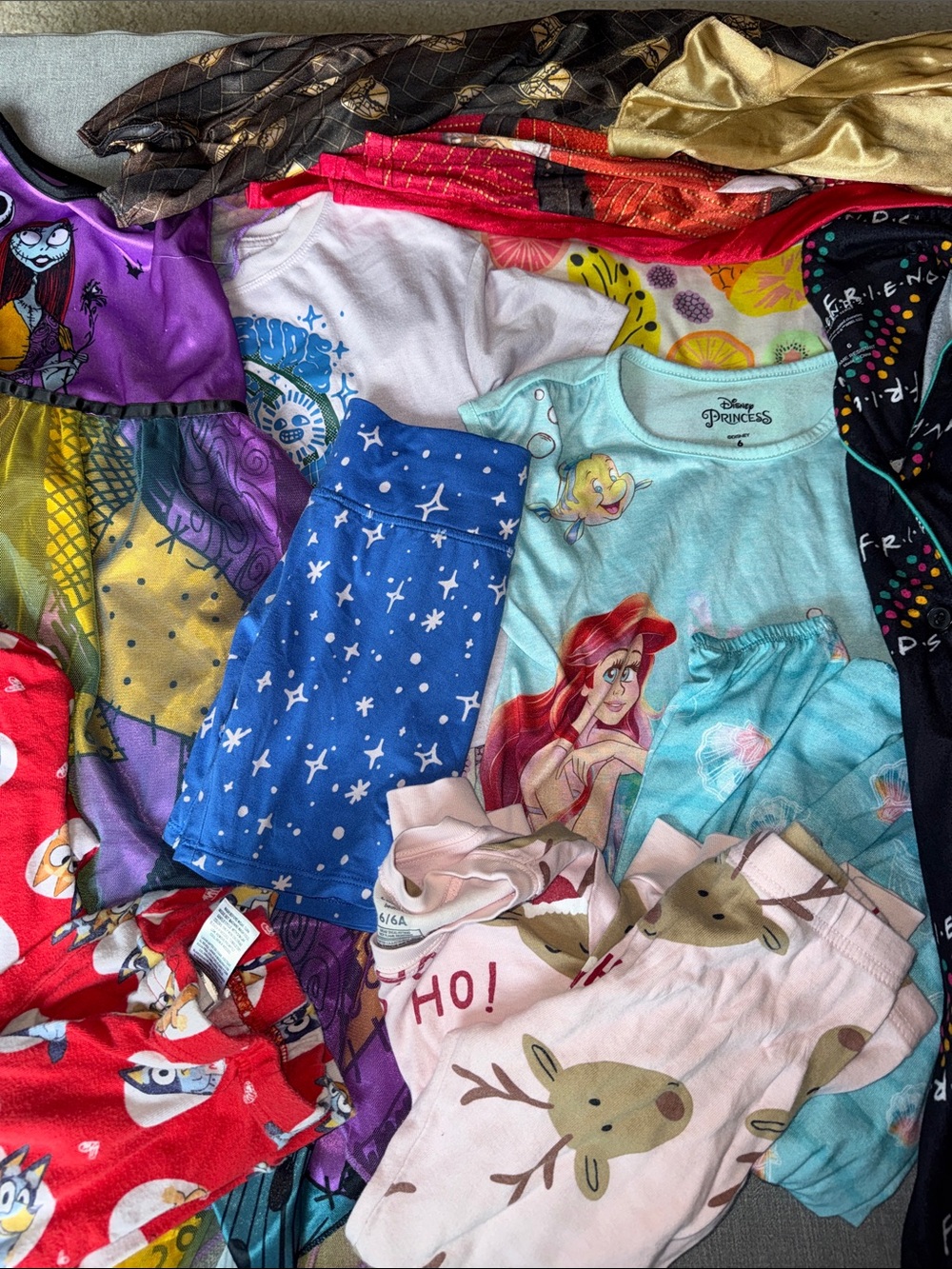 Girls Size Small Pajama Lot
